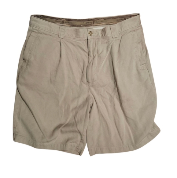 Tommy Bahama Other - Tommy Bahama 100% Silk Khaki Tan Shorts size 34